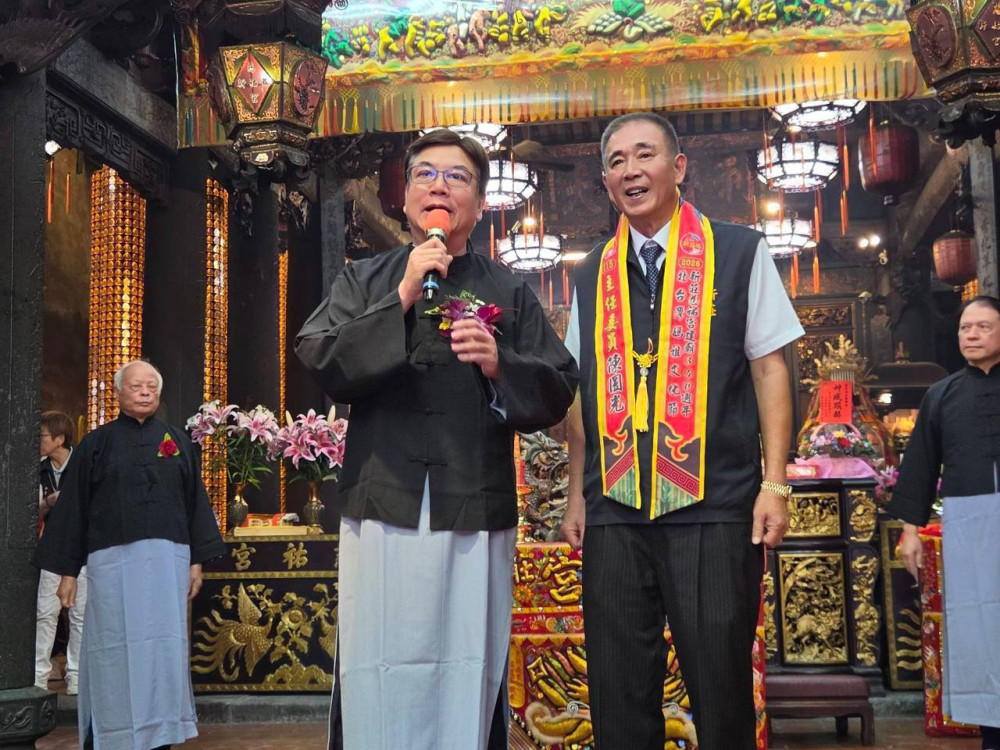 「北臺灣媽祖文化節」展現人文底蘊　新北副市長劉和然主祭三獻古禮大典