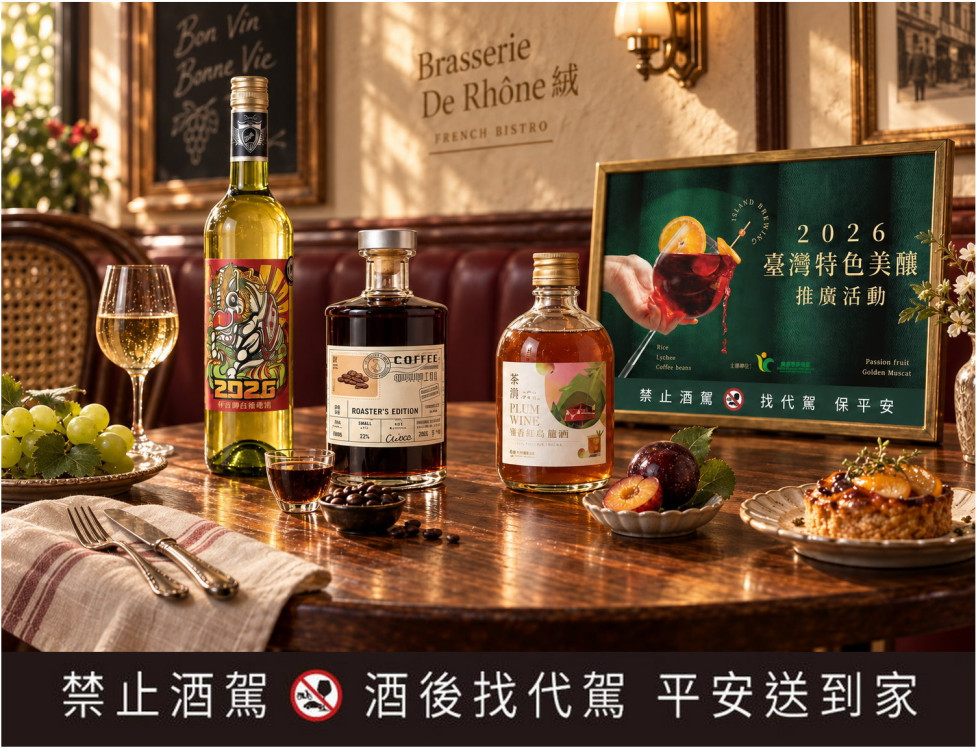 臺灣美釀上桌十八款地酒走進飯店與餐酒館9/21至 11/29 四家飯店與餐酒館同步登場