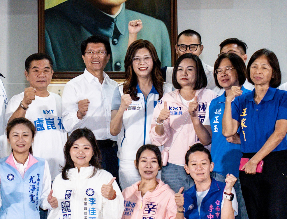 國民黨行動中常會移師台南　鄭麗文力挺謝龍介喊「翻轉大台南」