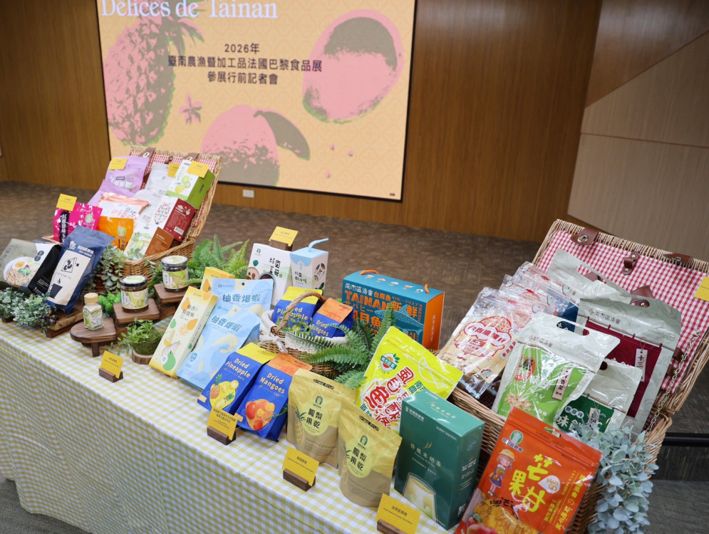 臺南首度組團征戰巴黎國際食品展　3家業者攜特色農產搶攻歐洲市場