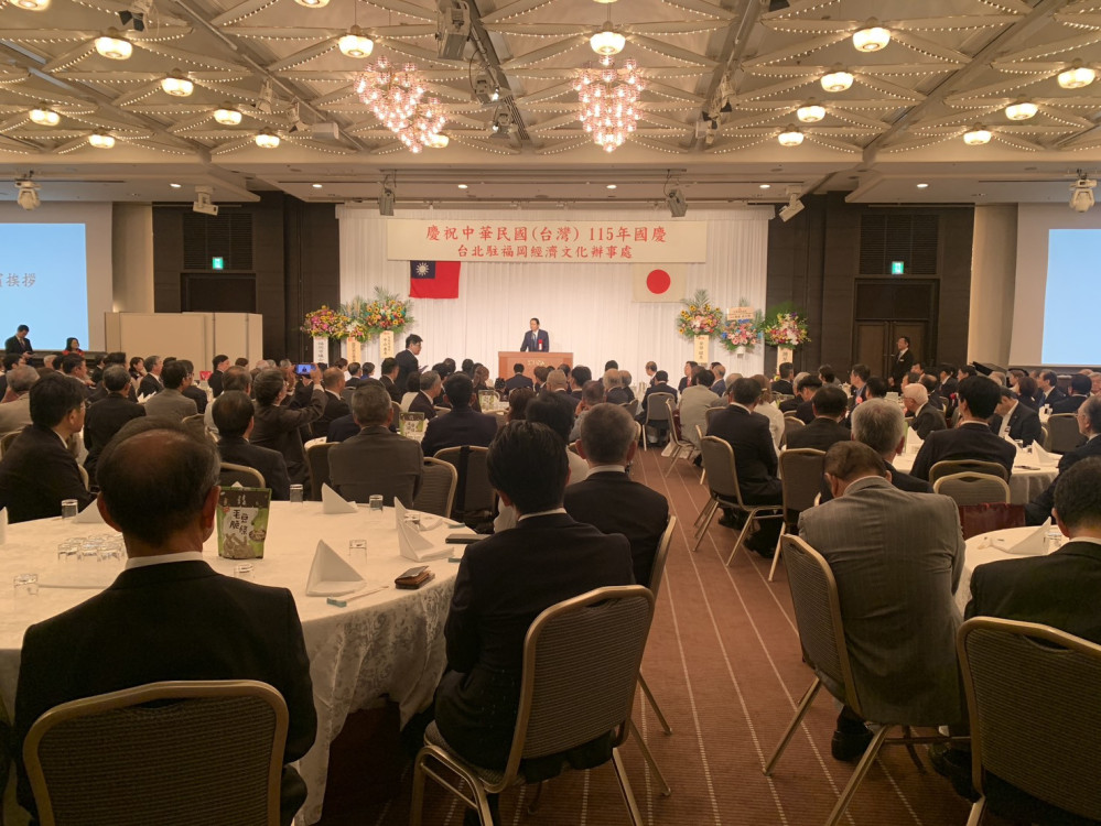 台南市長黃偉哲赴福岡國慶酒會推廣台南農產　深化台日地方交流