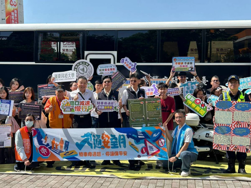 落實人本交通！ 中市警辦理「停讓文化與機車安全」宣導