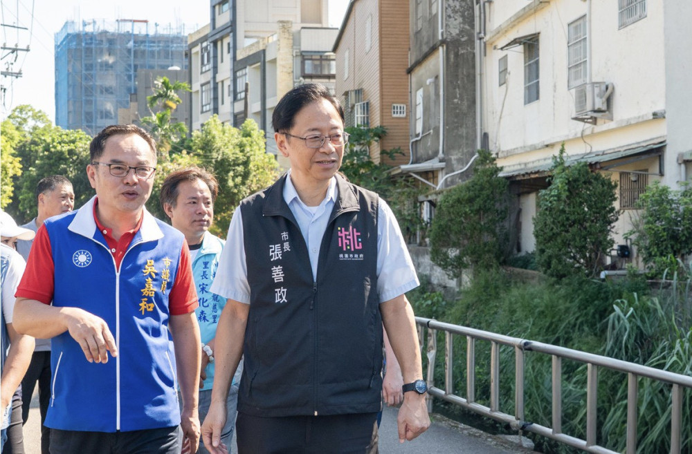 中壢龍慈路635巷啟動水利溝整建及道路拓寬　張善政：改善通行與排水環境
