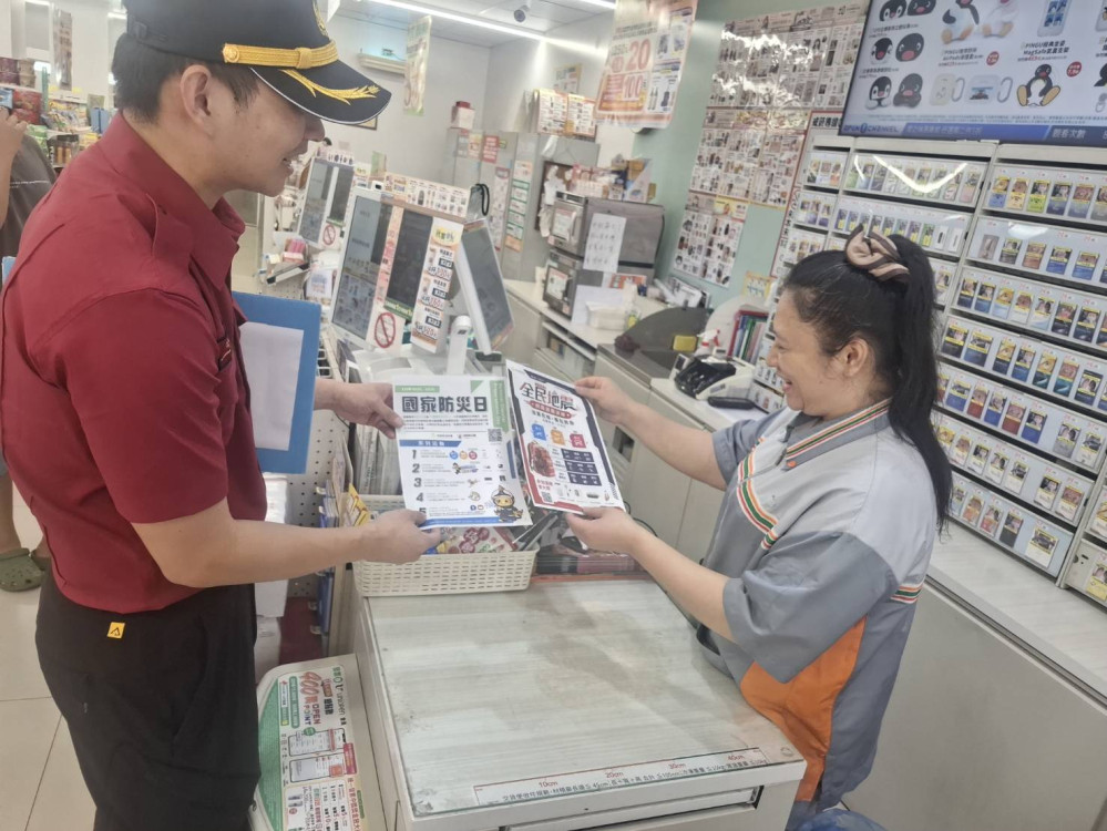 災害來得快！寶來消防強化防災宣導　「趴下、掩護、穩住」要記牢
