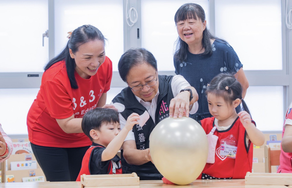 日光非營利幼兒園正式啟用　張善政：擴充育幼量能打造友善育兒城市