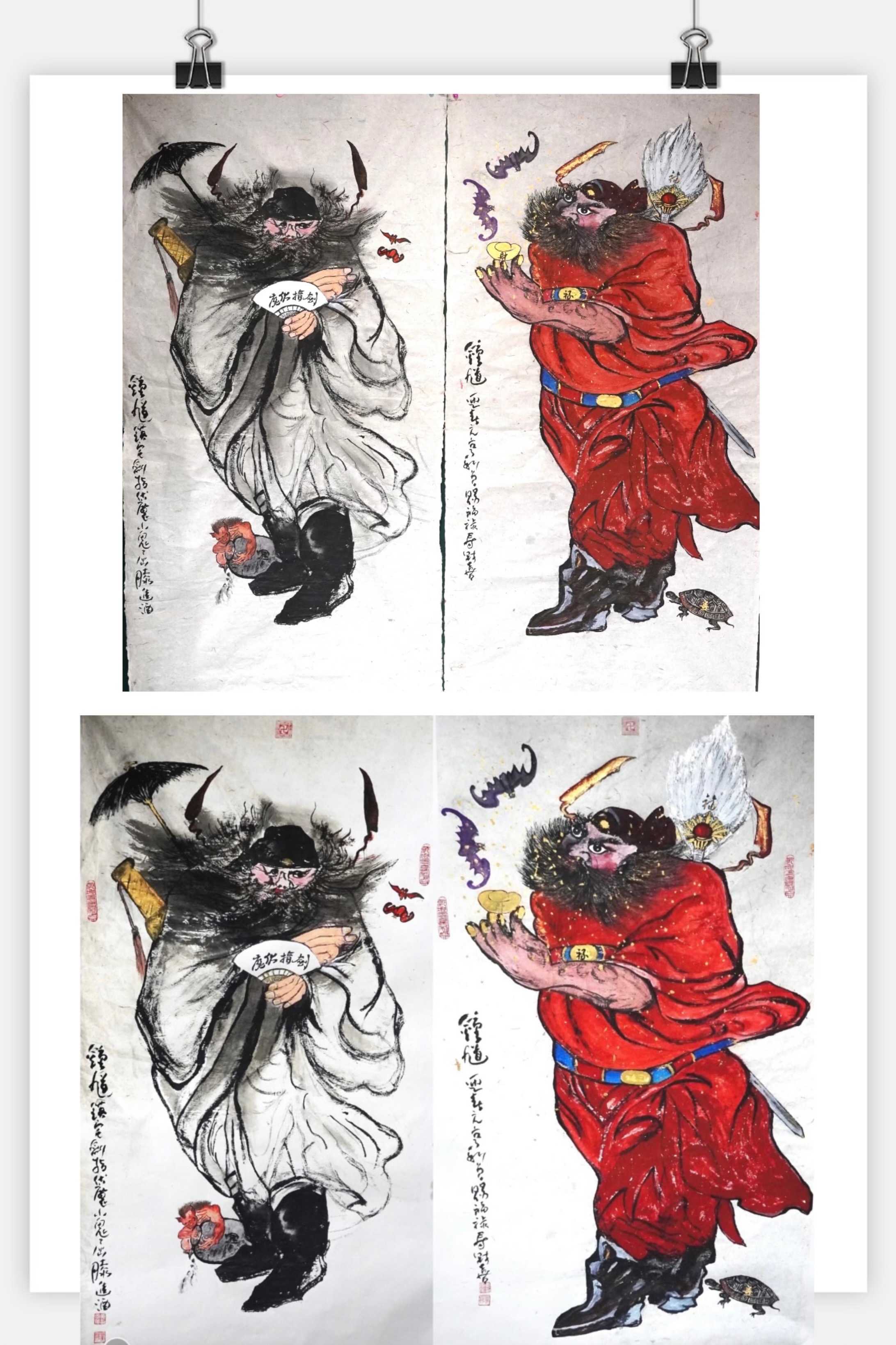 用畫作來演繹鍾馗在中國傳統文化中的角色（菩提奶奶專欄）