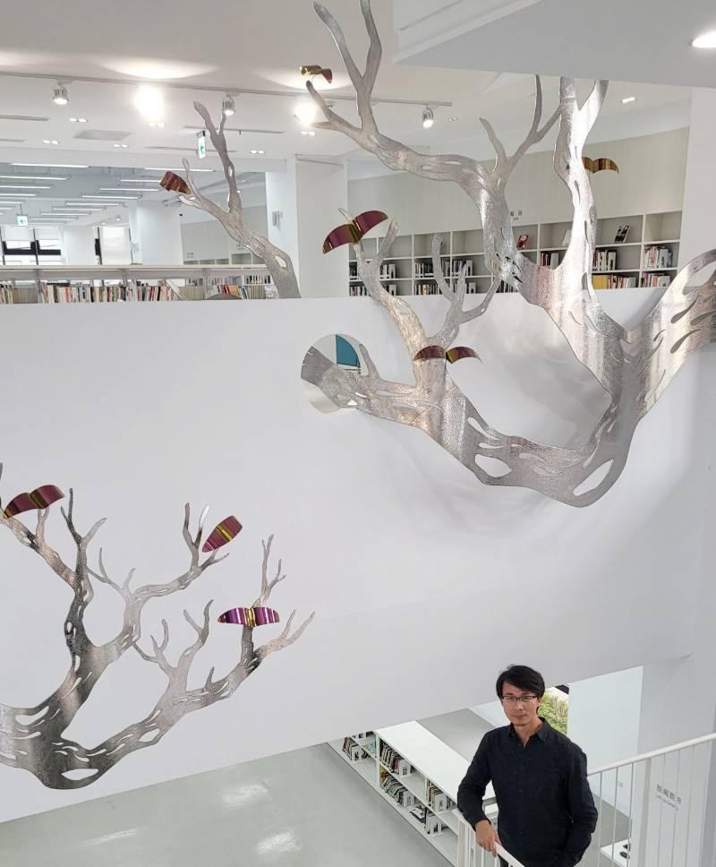 中市上楓圖書館公共藝術「育樹臨楓」 獲美國繆思設計獎、泰坦地產大獎國際肯定