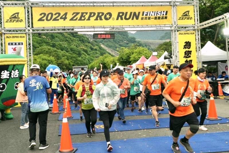 2024 ZEPRO RUN全國半程馬拉松　桃園石門水庫近5千跑友起跑