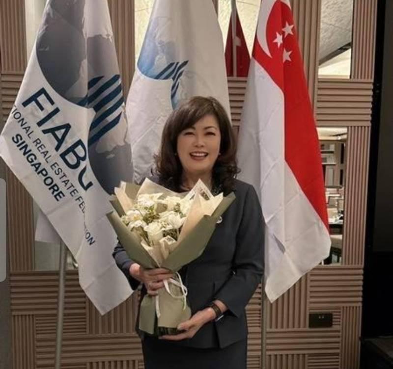 龍寶建設張麗莉   接任世界不動產聯盟世界副會長  持續為台灣在國際發聲