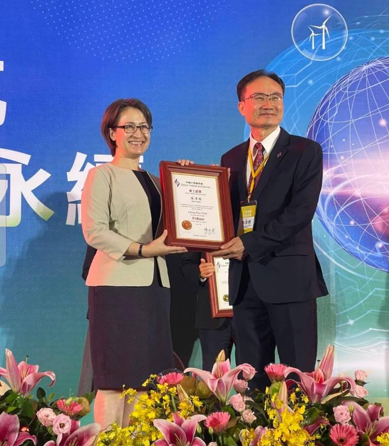 興大土木系特聘教授蔡清標  榮獲中國工程師學會會士 
